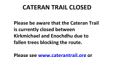 The Cateran Trail - closures and diversions
