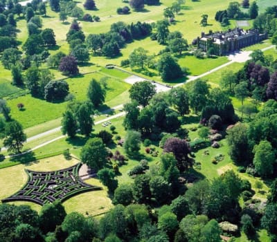 Aerial view Scone Palace ©Scone Palace