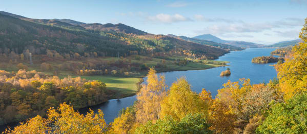 The Queens View in Highland Perthshire which overlooks Loch Tummel ©VisitScotland/Kenny Lam