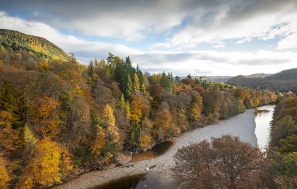 Looking over the Garry Bridge onto the River Garry by Killiecrankie © VisitScotland / Kenny Lam, all rights reserved