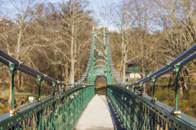 Port-Na-Craig Suspension Bridge, Pitlochry © VisitScotland / Kenny Lam, all rights reserved