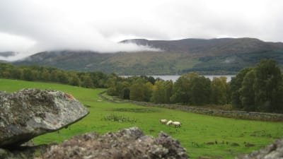 View across Loch Rannoch to Carie & Rannoch Forests